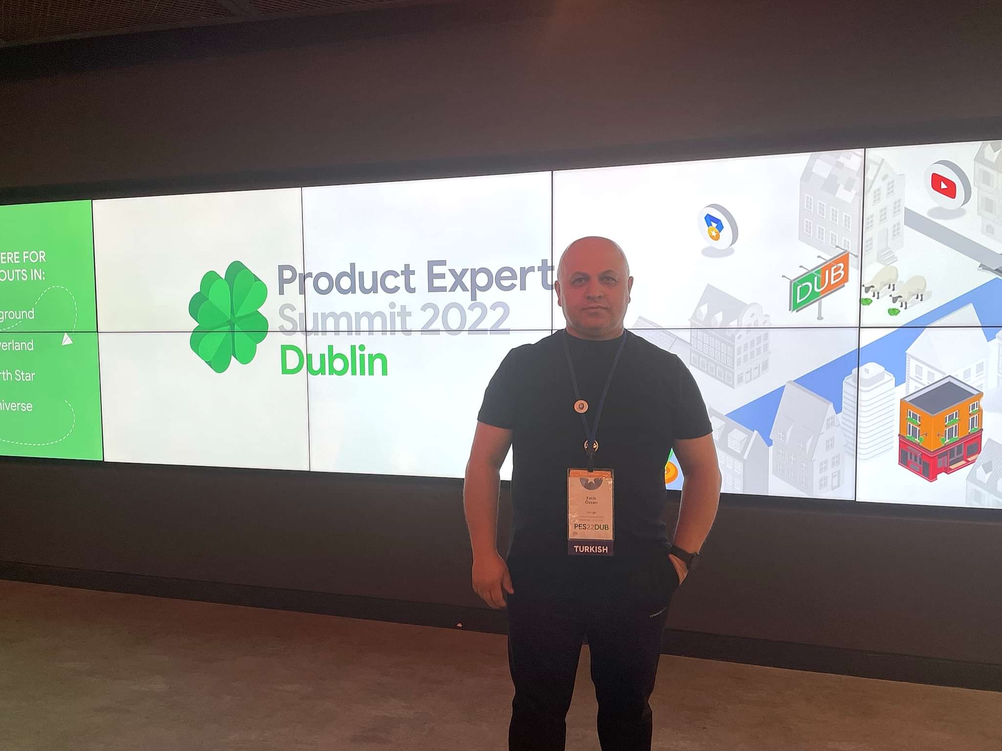 2022 Dublin Google Ürün Uzmanları Zirvesine Davet Edildik.